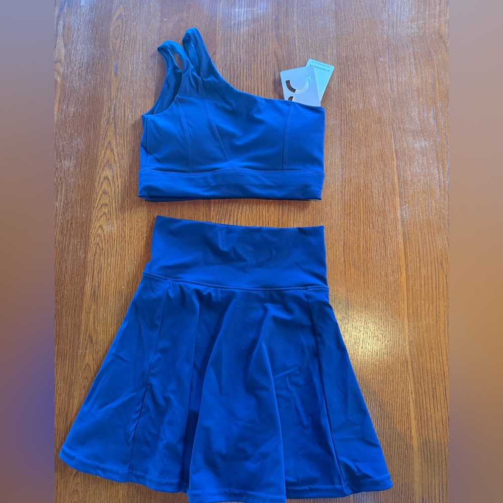 New commense pickleball tennis skirt/ sports bra like alo